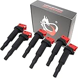 DRAGON FIRE PERFORMANCE 6pc Ignition Coil Power Pack Power Pack Kit Compatible With BMW 320 323 325 328 330 335 525 528 530 640 740 X1 X3 X4 X5 Z3 Z4 2.5L 3.0L I6 UF667 Oem Fit C592-DFx6