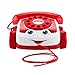 Fisher-Price Baby Toy Red Chatter Telephone, Mattel 80th Anniversary Edition Pull-Along Activity for Infants & Toddlers Ages 1+ Years