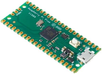RP2040 Pico Development Board Micro USB 2MB Flash Dual-Core Cortex M0+ Processor for Raspberry Pi Supports C/C++/Python SPI/I2C/UART Interfaces - 5