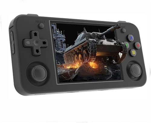 （20:30時点） Anbernic RG35XX H Whatsko ハンドヘルドゲーム機 Linuxシステム搭載 3.5インチIPSOCAフルスクリーン 振動モーター WiFiオンライン対戦 日本語対応 64GB ブラック