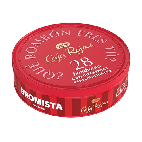 NESTLÉ CAJA ROJA bombones de chocolate con leche lata 250g