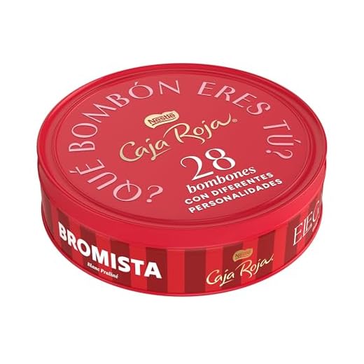 NESTLÉ CAJA ROJA bombones de chocolate con leche lata 250g