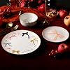 Stone Lain Rosie 12-Piece Dinnerware Set Porcelain, Plates and Bowls Set, Dishwasher and Microwave Safe, Dish Set for 4, Multicolored