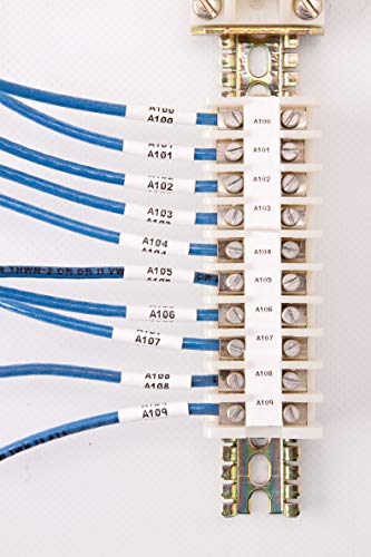 Brady Mc-375-342 Polyolefin B-342 Black On White Label Maker Cartridge, 7' Width X 41/64" Height, For Bmp51/Bmp53 Printers #TOP3