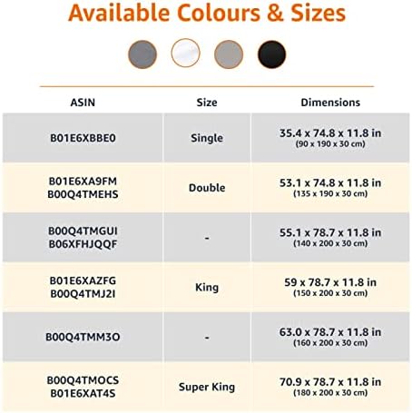 Amazon Basics Soft Microfibre King Size Fitted Sheet with 30 cm Deep Pocket, 150 x 200 cm, White - View 7