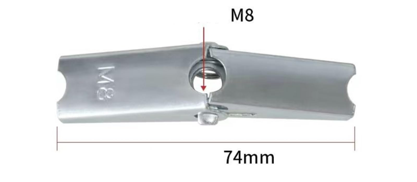 Tornillos de perilla, pernos de expansión (1 pieza), tornillos autorroscantes, M8 M10, tornillo de expansión externo hexagonal, tornillos de pared de ladrillo plano de hierro, perno de paraguas de yes
