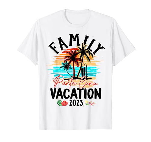 Punta Cana Dominican Vacation 2023 - Grupo familiar a juego Camiseta