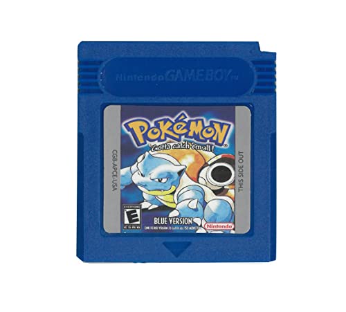 Game Card is suitable for Game Boy Color game card,Compatible Nintendo GBC game card-Compatible with Pokemon/Pokemon game card (BLUE Version)