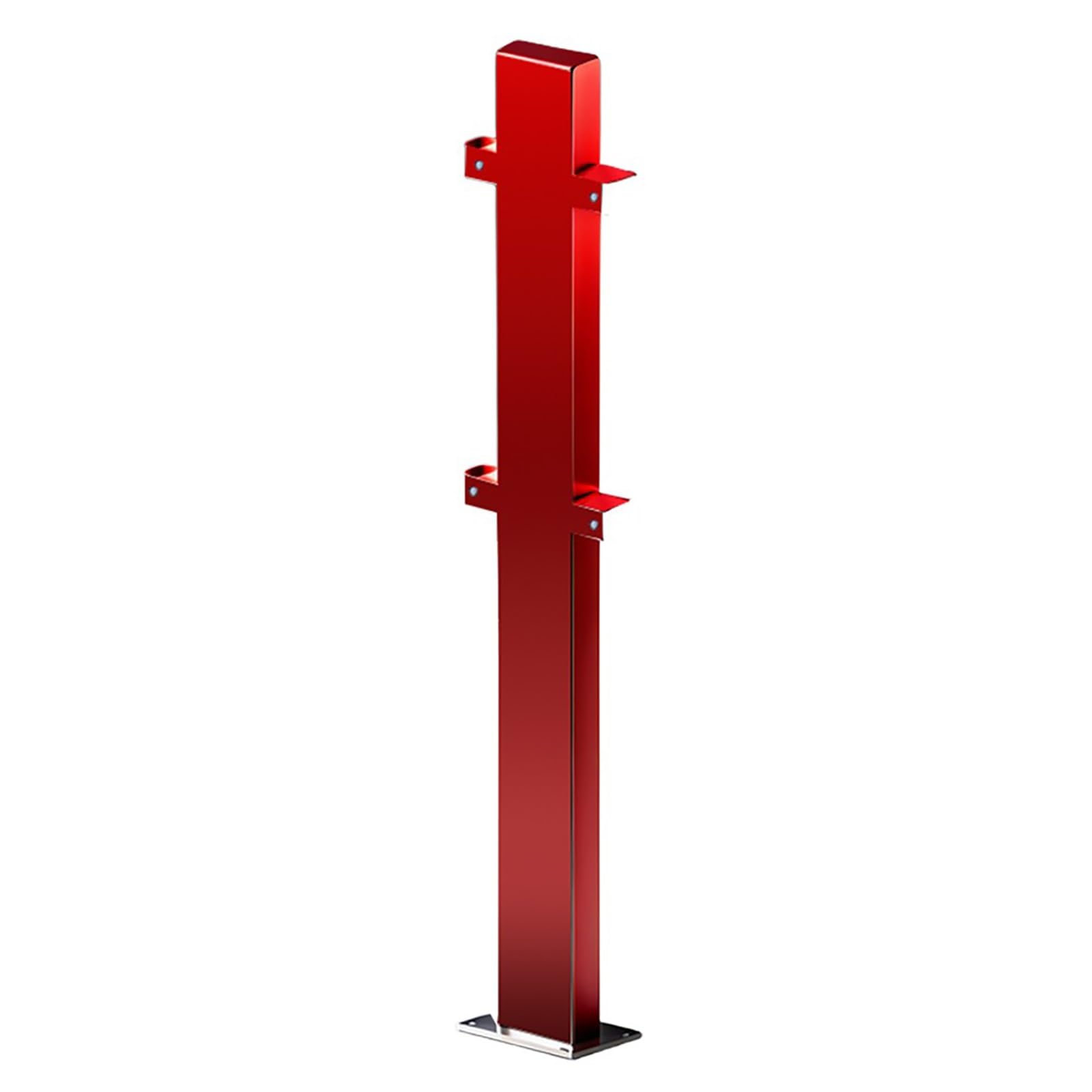 Supporto di Ricarica per Veicoli Elettrici da Esterno, Colonna di Ricarica per Veicoli di Nuova Energia, Facile da Installare, Compatibile con La Maggior Parte dei Caricabatterie(Red)