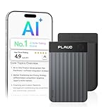 Plaud Note Pro AI Voice Recorder, AI Note Taker for in-Person/Online Meetings and Calls, Smart Transcription & Summarization, Clear Audio, Ultra-Slim Design, Secure Data, Case Included, Black