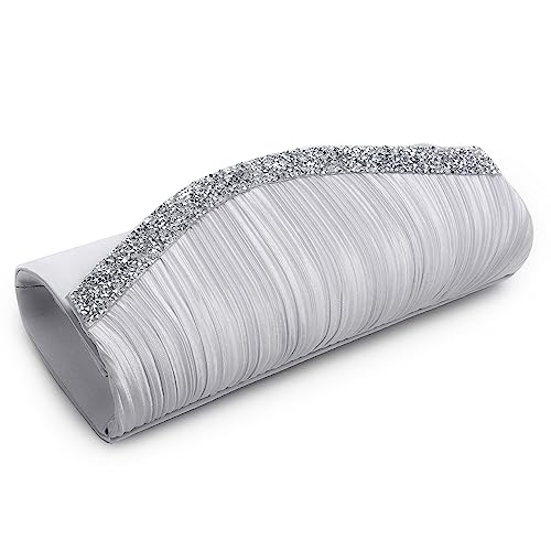 Image of Dasein Women's Rhinestone Evening Clutch Purse, Formal Bag
