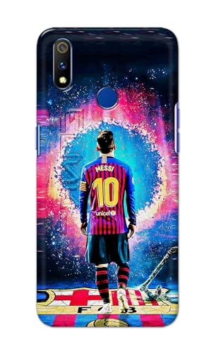 Image of Printed Hard Back Cover for Realme 3 Pro Back Cover (Famous Football Player -J1) -190724(EA)