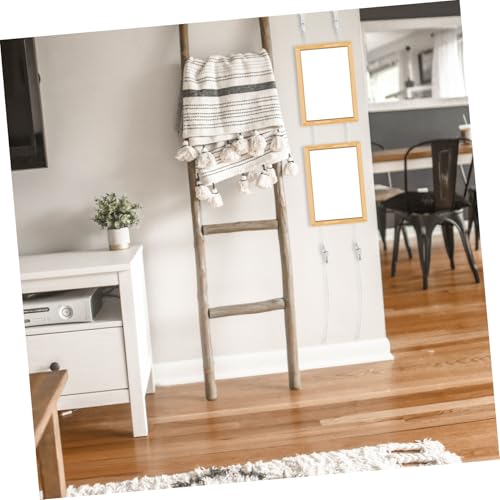 Image of 2pcs Adjustable Steel Wire Picture Hanging System with Hooks Durable Hanging Hardware for Art Frames and Mirrors Versatile Kit Silver for Easy Installation and Secure Display
