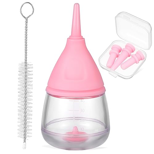 iplusmile Kit de Alimentación con Biberón Biberón Tetinas Reemplazables y Cepillo de Limpieza Ergonómico y Resistente Altas