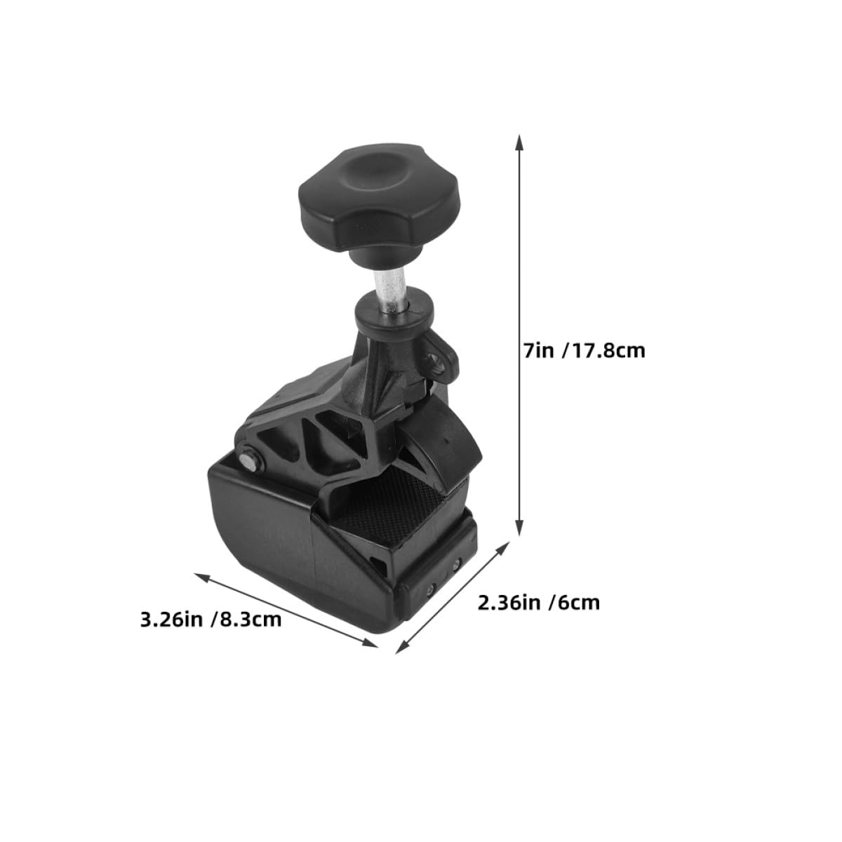 2pezzi Attrezzo per Pneumatici Nero in Plastica Compatto | Officina Professionale e Meccanici Fai-da-te, Portatile, Design Salvaspazio, per Gomme Auto