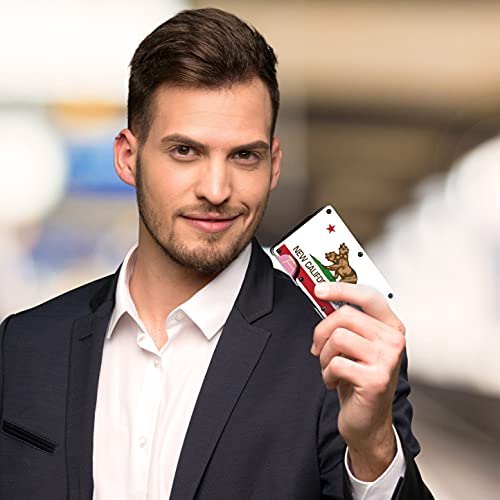 New California Republic Aluminum Stainless Steel Money Clip Mens Wallet and Credit Card Holder - Gift for Birthdays, Christmas, Fallout Fans3