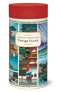 Cavallini Japanese Woodblocks 1000 Teile Puzzle PZL/JW