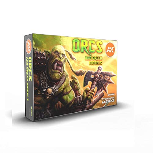 AK11600 | AK Interactive 3rd Gen: Orcs and Green Creatures | 8x17ml