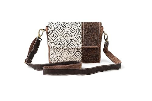 3B - Gravita Cross body Bag and Shoulder Bag | Upcycled Vintage Canvas & Leather | 2 Different Straps | Multi Pockets Bag