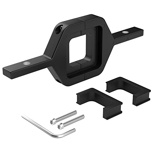 Gogoone 2.5”-3” Tow Hitch Receiver Light Mounting Bracket Fit For Dual Led Cube/Work Lights Bar Pod Backup Reverse Rear Back Up Off Road Lights Fit For Truck Trailer Rv Suv Pick Up(Inner Size 2”-2.5”) #TOP2