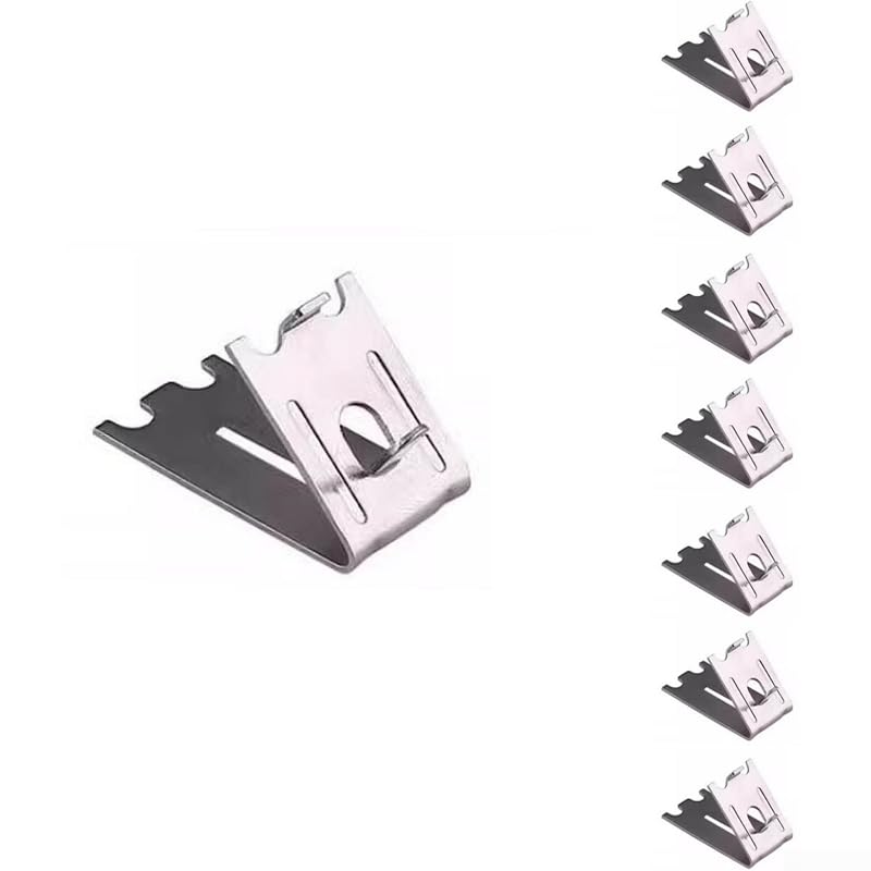 Clips para estante Nevera para acero Inoxidable 39mm Clips para(8pcs)