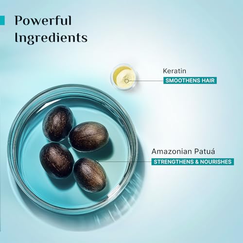Image of Pilgrim Amazonian Patu & Keratin Hair Smoothing Conditioner - 200ml (Pack of 2), Unscented- For Dry & Frizzy Hair With Sacha Inchi|Hair Conditioner For Smooth & Silky Hair|Silicone Free | Pack of 2, For Dry & Frizzy Hair, With Sacha Inchi, Silicone Free, Unscented