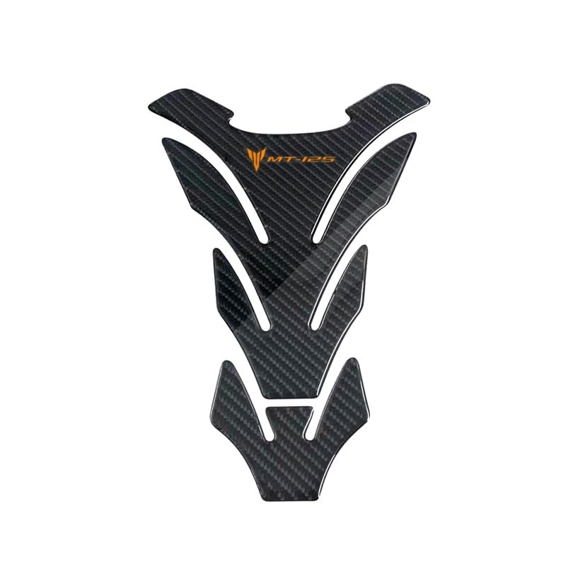 Protector De Tanque Para Moto Yamaha MT125 - Pegatina De Fibra De Carbono, Antideslizante, Fácil De Instalar