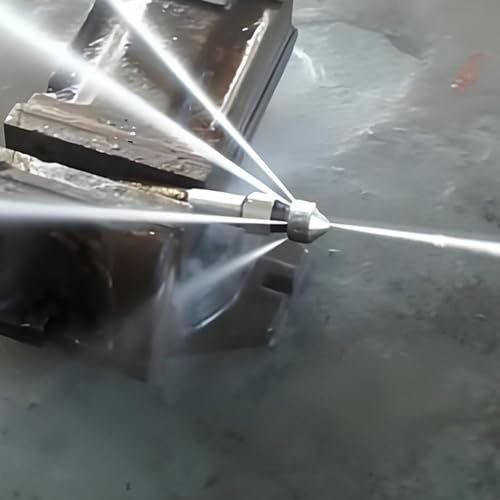 Boquilla destapacaños de 360 grados, rosca de 1/4 pulgada, herramienta industrial para eliminación de obstrucciones en tuberías para uso doméstico y comercial miniatura 4