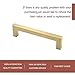 goldenwarm 15Pack 5 Inch Gold Drawer Pulls Brass Cabinet Pulls Brushed Gold Cabinet Pulls Kitchen Cabinet Handles Square Bar Pulls Cupboard Bathroom Door Knobs Gold Dresser Hardware for Drawers