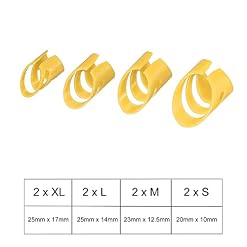 sourcing map Guitare Doigt Médiators XL L M S Dimension Lumineux Jaune avec Rangement Boîte pour Guitare Basse Ukulélé… - Les Beatles, Paul McCartney, John Lennon, RIngo Starr, George Harrison sourcing map Guitare Doigt Médiators XL L M S Dimension Lumineux Jaune avec Rangement Boîte pour Guitare Basse Ukulélé… – Image 2