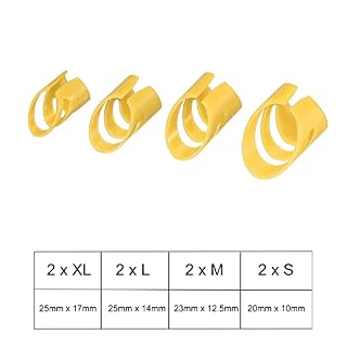 sourcing map Guitare Doigt Médiators XL L M S Dimension Lumineux Jaune avec Rangement Boîte pour Guitare Basse Ukulélé… - Les Beatles, Paul McCartney, John Lennon, RIngo Starr, George Harrison sourcing map Guitare Doigt Médiators XL L M S Dimension Lumineux Jaune avec Rangement Boîte pour Guitare Basse Ukulélé… – Image 2
