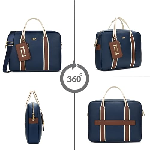 Image of Lavie Luxe Women's Delicaff 1C Laptop Handbag for Women | Fits upto 14 inch Laptop | Laptop Bag for Work | Ladies purse | Stylish Shoulder Bag | Gift for Women