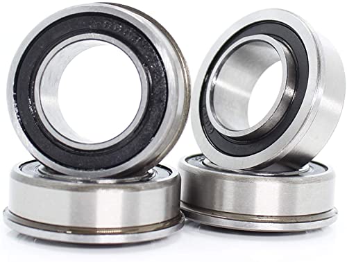 F6202-12.8-2RS roulement à billes à collerette pour roue de chariot de jardin 4PCS