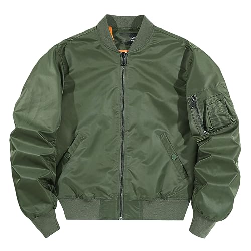Manteau casual style blouson bomber homme en polyester ample vêtement streetwear EN8 XS