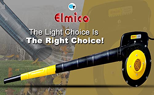 Image of Elmico 700W Continuously with 2 Extra Blower Pipe (Made in India) Blowers for Cleaning Dust /100% Copper Armature /Lead /Dust Remover /Pc Cleaner /Ac Cleaner /Electric Air Blower Guaranteed Motor Heavy Duty