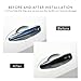 DLOVEG Car Door Handle Cover Compatible for 2015-2022 2023 2024 Nissan Murano Accessories for 2016-2022 2023 Maxima Black Door Handle Ptetector with 2 Smart Key Holes