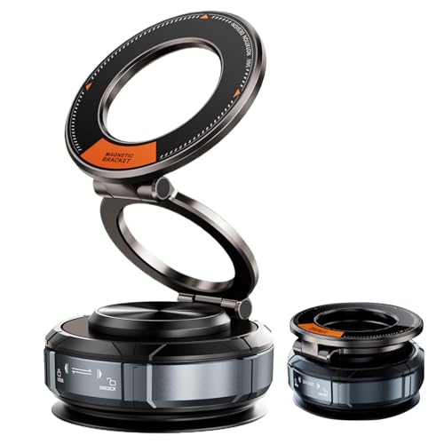 Support de téléphone de voiture magnétique pliable accessoires d'intérieur rotatif