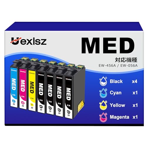 Amazon.co.jp: MED-4CL インク メダマヤキ エプソン対応 MED 4色セット