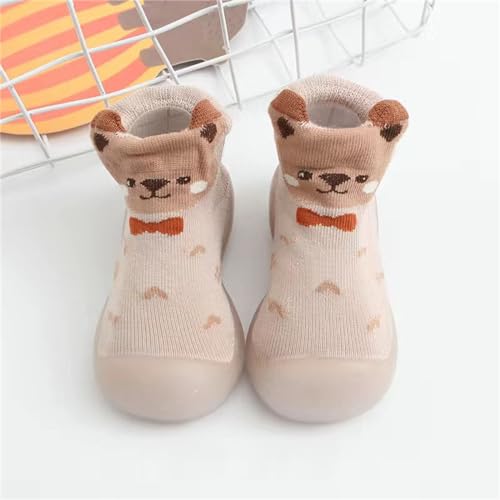 Baby Shoe Socks 6to12 Months Toddler Baby Girls Boys Sock Shoe Elastic Indoor Slipper Infant First Cats Soft Sole Rubber Shoes White Toddler Shoes4