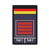 Copytec Rank Patch Feuerwehr Oberfeuerwehrmann Zug NRW FW Feuer Brandwehr 9,8x6cm #33699