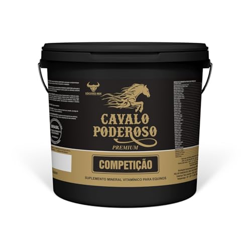 Sócoxo Mix Cavalo de Ouro Competição Para Potros Equinos Cavalos Crescer Forte Saudável Manga Larga