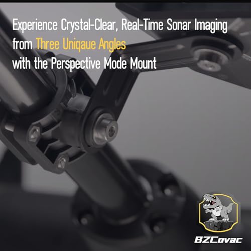 Image of Perspective Mode Mount for Garmin Panoptix LVS32 Transducer - Compatible with GPSMAP and ECHOMAP Chartplotters, 010-12970-00 LVS32 Transducer Pole Mount