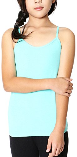 Image of ToBeInStyle Girls' Classic Knit Spaghetti Strap Cami