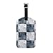 HAOXIANG Gepäckanhänger, Sichtschutz, Polyurethan-Leder, Reisetasche, Koffer, digitale Wandfliesen-Identifikationsaufkleber, 12,7 x 7,1 cm Siehe Abbildung One pack