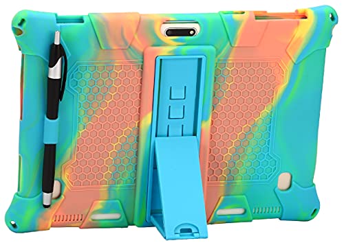 AKNICI-Funda-para-Tablet-TOSCIDO-X108-M863BEISTA-X109LNMBBS-X30-N10-X109YESTEL-X7HaehneGOODTEL-G3ZONKOSUMTABMEBERRY-K107-M6Dragon-Touch-K10-Max10VeidooLapizCorrea-de-HombroPink-Azul