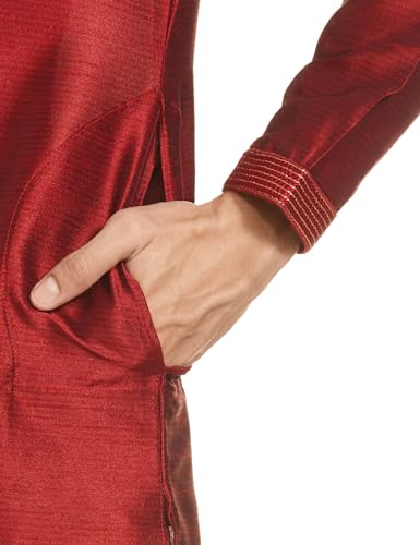 Image of Manthan Art Silk Casual Kurta for Men
