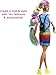 Barbie Doll Leopard Rainbow Hair with Color-Change Highlights & 16 Styling Accessories Including Clothes, Scrunchies, Brush & More