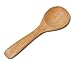 Brccee AC 4PCS Mini Wooden Spoons Condiments Salt Spoons Tembusu Wood (4)