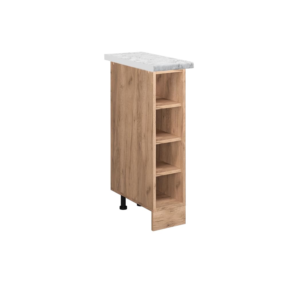 Vicco Kitchen shelf Raul, Goldkraft oak, 20 cm — image 1