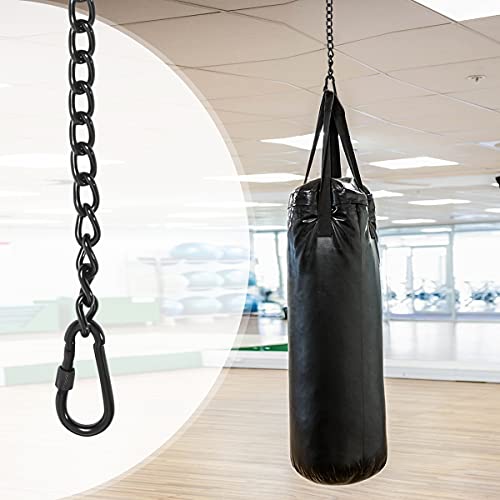 Velomill 26 Inch Black Hammock Chain, Hanging Chair Chain/Punching Bag Chain With Two Carabiners #TOP4